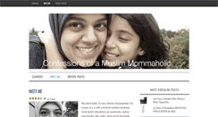 Desktop Screenshot of confessionsofamuslimmommaholic.com