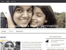 Tablet Screenshot of confessionsofamuslimmommaholic.com